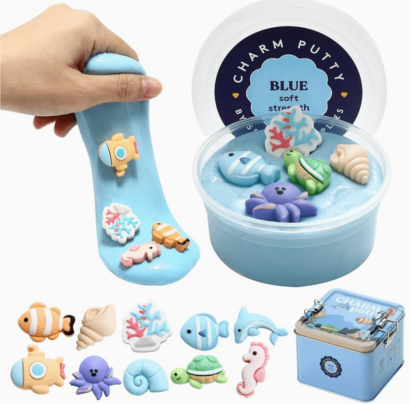 Charm Putty Box - Therapeutic Putty with Hidden Charms – Play 2 Progress
