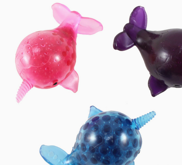 Mini- Narwhal Water Bead Body Tool