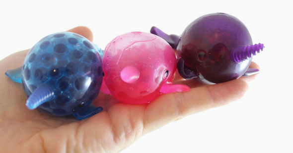 Mini- Narwhal Water Bead Body Tool